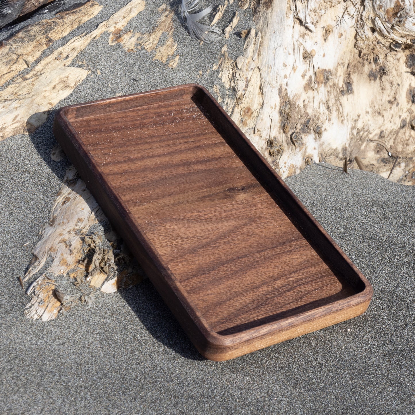 Walnut Catchall Tray - Small (8.75 x 4.75 in.)